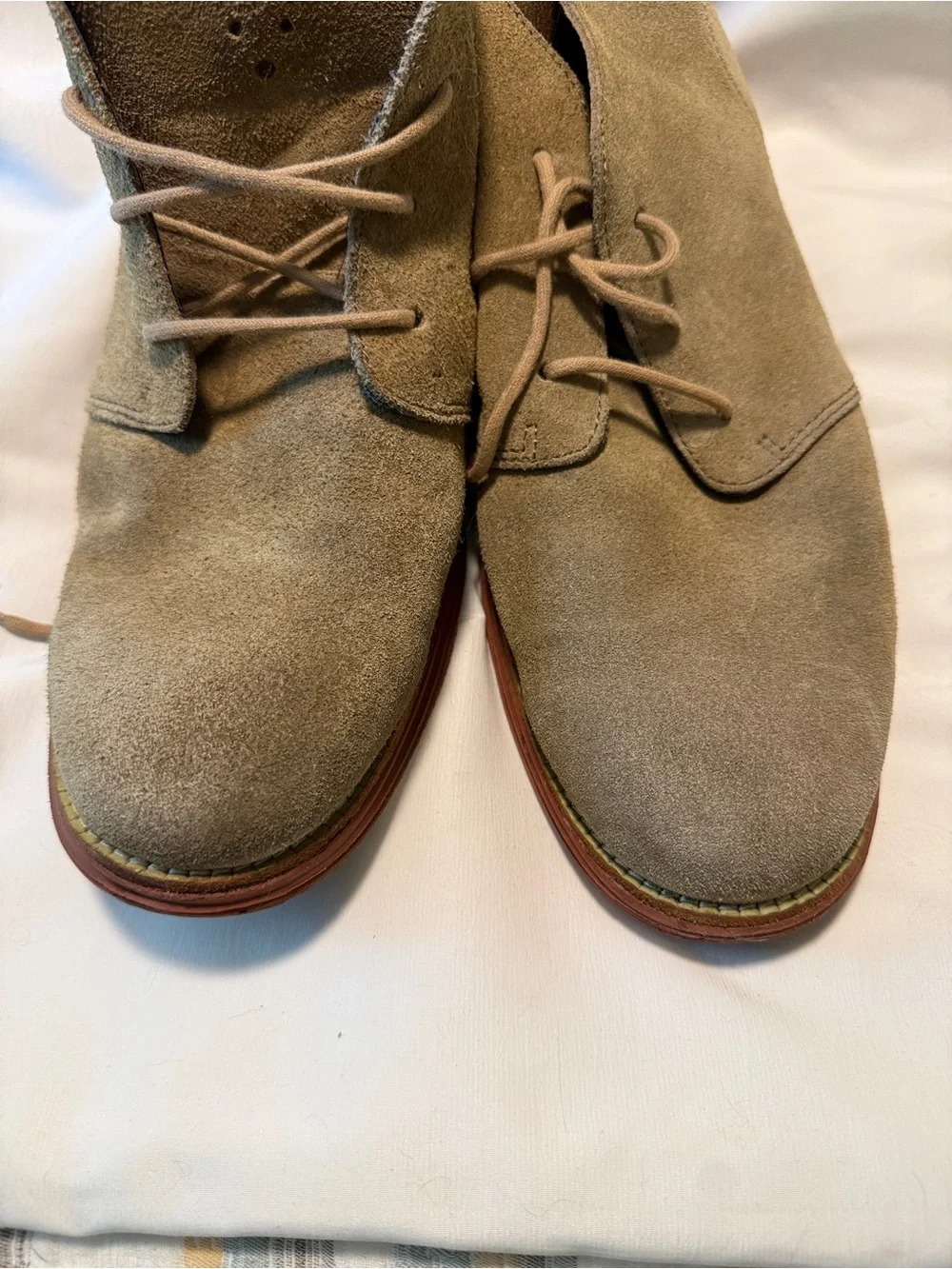 Cole Haan LunarGrand Suede Chukka Boots Tan Men’s Size 11